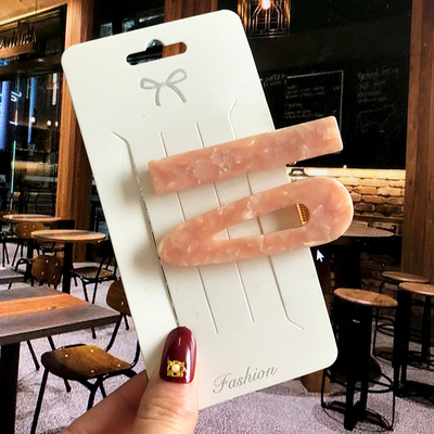 Barrete acrilice Seturi de agrafe de păr cu perle Agrafe de păr geometrice de modă Accesorii de păr Cochiră de păr Fată Agrafă Bobby