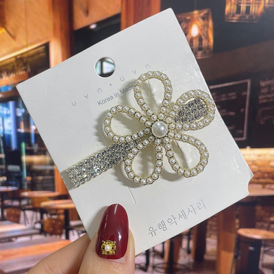 Agrafe de păr de cristal pentru femei 2022 Moda fulg de nea flori stras accesorii de păr bijuterii vintage pentru femei