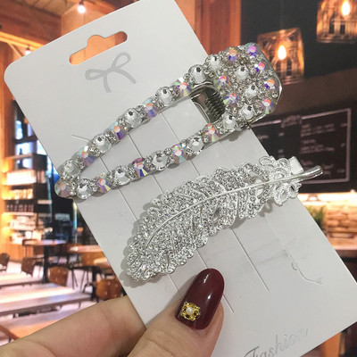 Agrafe de păr de cristal pentru femei 2022 Moda fulg de nea flori stras accesorii de păr bijuterii vintage pentru femei