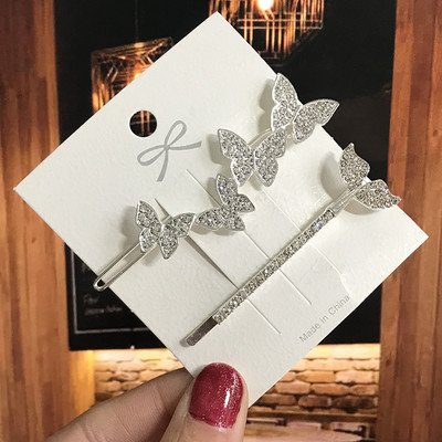 Agrafe de păr de cristal pentru femei 2022 Moda fulg de nea flori stras accesorii de păr bijuterii vintage pentru femei