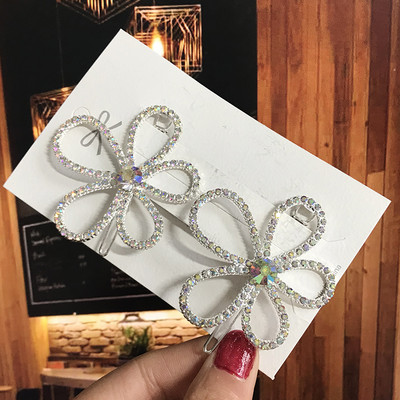 Agrafe de păr de cristal pentru femei 2022 Moda fulg de nea flori stras accesorii de păr bijuterii vintage pentru femei
