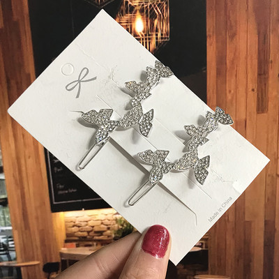 Agrafe de păr de cristal pentru femei 2022 Moda fulg de nea flori stras accesorii de păr bijuterii vintage pentru femei