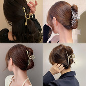 Agrafe de păr Fashion Femei Crab de baie Coreeană Design unic Agrafe de păr pentru fete Accesorii de păr la modă Cadou