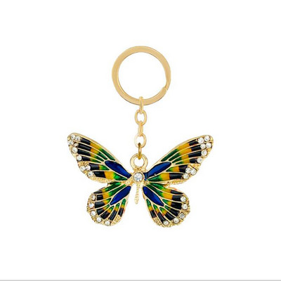 Breloc cu omidă scorpion fluture nou la modă, breloc cu decorare geanți pentru doamne, breloc pentru mașină, cadou simplu de bijuterii