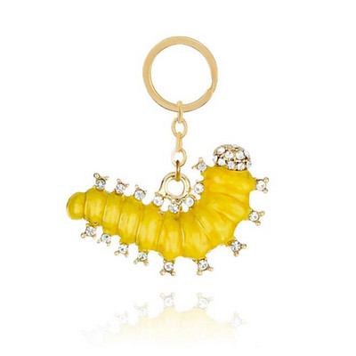 Breloc cu omidă scorpion fluture nou la modă, breloc cu decorare geanți pentru doamne, breloc pentru mașină, cadou simplu de bijuterii