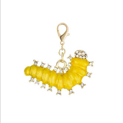 Breloc cu omidă scorpion fluture nou la modă, breloc cu decorare geanți pentru doamne, breloc pentru mașină, cadou simplu de bijuterii