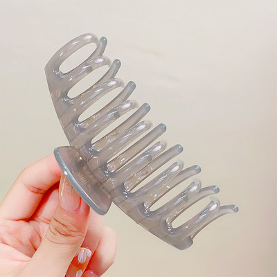 Agrafă de păr în cruce din plastic coreeană, barete mari, gheare de par de crab, clemă de baie, clemă de coadă de cal, pentru femei, fete, accesorii de păr