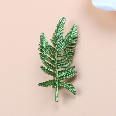 Design retro creativ Frunză verde, flori, fructe, broșă, petrecere, școlară, copac, plante, pulover, pălărie, corsaj, ace
