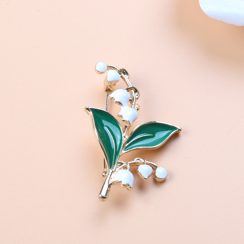 Design retro creativ Frunză verde, flori, fructe, broșă, petrecere, școlară, copac, plante, pulover, pălărie, corsaj, ace