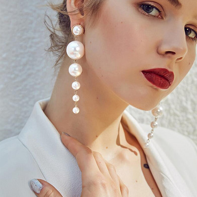 Scrunchie mare perle pentru femei Suport pentru coadă de cal Accesorii pentru păr Bandă elastică pentru păr Femei Fete Benzi de cauciuc pentru păr Funie de păr 2022