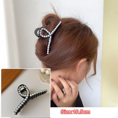 Scrunchie mare perle pentru femei Suport pentru coadă de cal Accesorii pentru păr Bandă elastică pentru păr Femei Fete Benzi de cauciuc pentru păr Funie de păr 2022