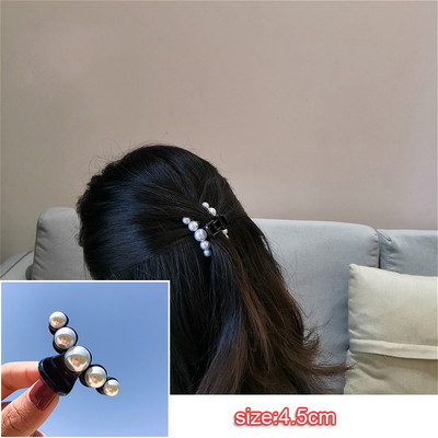 Scrunchie mare perle pentru femei Suport pentru coadă de cal Accesorii pentru păr Bandă elastică pentru păr Femei Fete Benzi de cauciuc pentru păr Funie de păr 2022