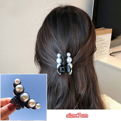 Scrunchie mare perle pentru femei Suport pentru coadă de cal Accesorii pentru păr Bandă elastică pentru păr Femei Fete Benzi de cauciuc pentru păr Funie de păr 2022