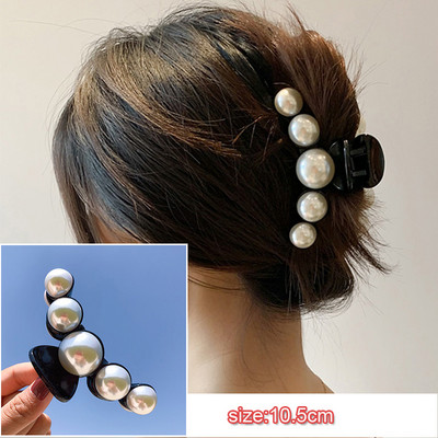 Scrunchie mare perle pentru femei Suport pentru coadă de cal Accesorii pentru păr Bandă elastică pentru păr Femei Fete Benzi de cauciuc pentru păr Funie de păr 2022