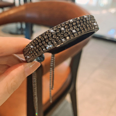 Femei Elegante De Lux Stras Cicuri Coada De Cal Gheare De Par Lady Sweet Clips De Par Bandita Accesorii De Par Moda