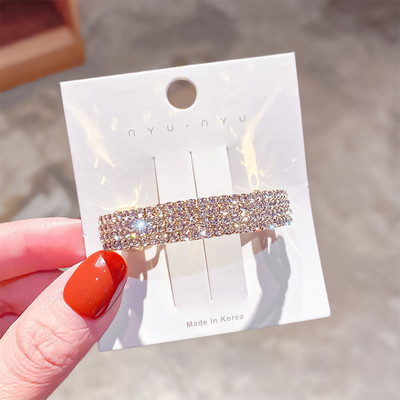 Femei Elegante De Lux Stras Cicuri Coada De Cal Gheare De Par Lady Sweet Clips De Par Bandita Accesorii De Par Moda