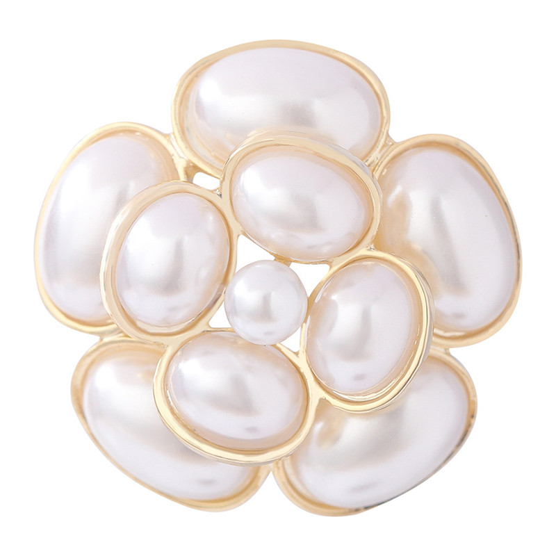 Värviline kivist pärjast lillepross Klassikaline trend naiste salli ehtenõel Imeilus lilleline pross