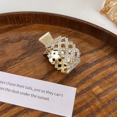 La modă Zircon Pearl Metal Gheare de păr Suport înalt pentru coadă de cal pentru femei fete 2022 Nou la modă Coreea Accesorii de lux pentru cleme de păr