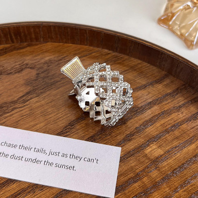 La modă Zircon Pearl Metal Gheare de păr Suport înalt pentru coadă de cal pentru femei fete 2022 Nou la modă Coreea Accesorii de lux pentru cleme de păr