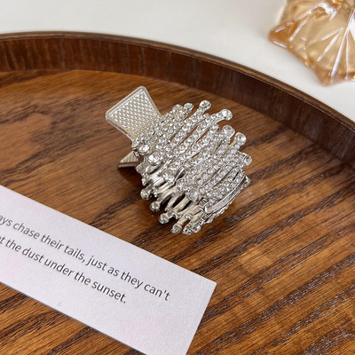 La modă Zircon Pearl Metal Gheare de păr Suport înalt pentru coadă de cal pentru femei fete 2022 Nou la modă Coreea Accesorii de lux pentru cleme de păr