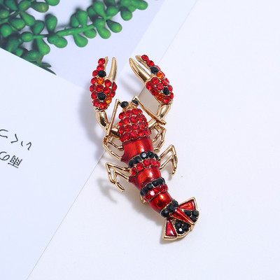 Eredeti személyre szabott Insect Animal bross női retro sokoldalú strassz bross bross kabát kardigán egyszerű kiegészítők