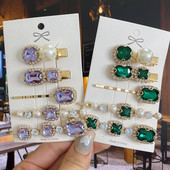 Agrafe de păr cu picătură de apă strălucitoare, cristale de lux, de lux, agrafe geometrice, agrafe, accesorii pentru păr