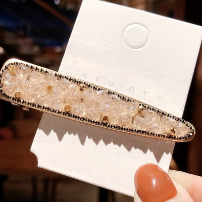 Agrafe de păr minuscule de lux de modă pentru femei Agrafe de păr cu picătură de apă Agrafe de păr pentru fete Accesorii pentru clemă pentru mâner pentru cap