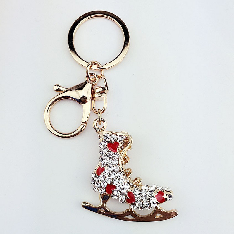 NOI patine cu role Breloc pantofi breloc cheie bijuterii la modă breloc pentru mașină breloc cu strass breloc bijuterii geanta femeie cadou prieten