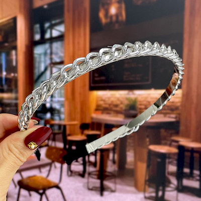 Set de 1/2 buc. Bențite de păr din perle lucrate manual pentru femei Cerc de păr 2022 Cristal alb de mireasă Bențita de păr din perle Coran Accesorii de păr Accesorii pentru cap