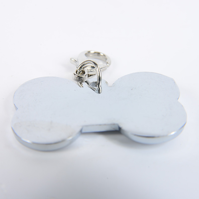 2 buc/lot pandantive drăguțe din oase de câine pentru cadouri Accesorii din aliaj Charms Fashion Dog Cat tag Pandantiv pentru gravură câine gravura laser