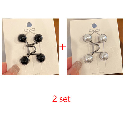 Femei fustă pantaloni blugi clemă ajustabilă pentru talie ace metalice accesorii pentru îmbrăcăminte cusut set de broșe pentru femei strânge broșe în talie