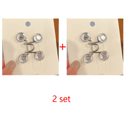 Femei fustă pantaloni blugi clemă ajustabilă pentru talie ace metalice accesorii pentru îmbrăcăminte cusut set de broșe pentru femei strânge broșe în talie