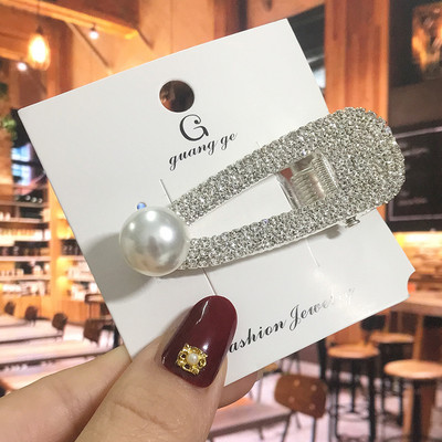 Agrafă de păr de lux cu cristal complet pentru femei 2022 agrafe de păr pătrate coreene Barrete de păr geometrice Accesorii de păr pentru fete Grip de păr