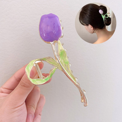 Gheare de păr cu flori de epocă 2022 pentru femei, la modă, geometrică, agrafă de păr, accesorii de păr coreeane, accesorii pentru cap, cleme de păr, cadou