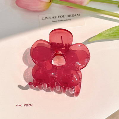 Gheare de păr cu flori de epocă 2022 pentru femei, la modă, geometrică, agrafă de păr, accesorii de păr coreeane, accesorii pentru cap, cleme de păr, cadou