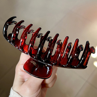 2022, gheare de păr mari, solide, coreene, agrafe de păr acrilice elegante, agrafe de crab pentru femei, fete, accesorii pentru păr