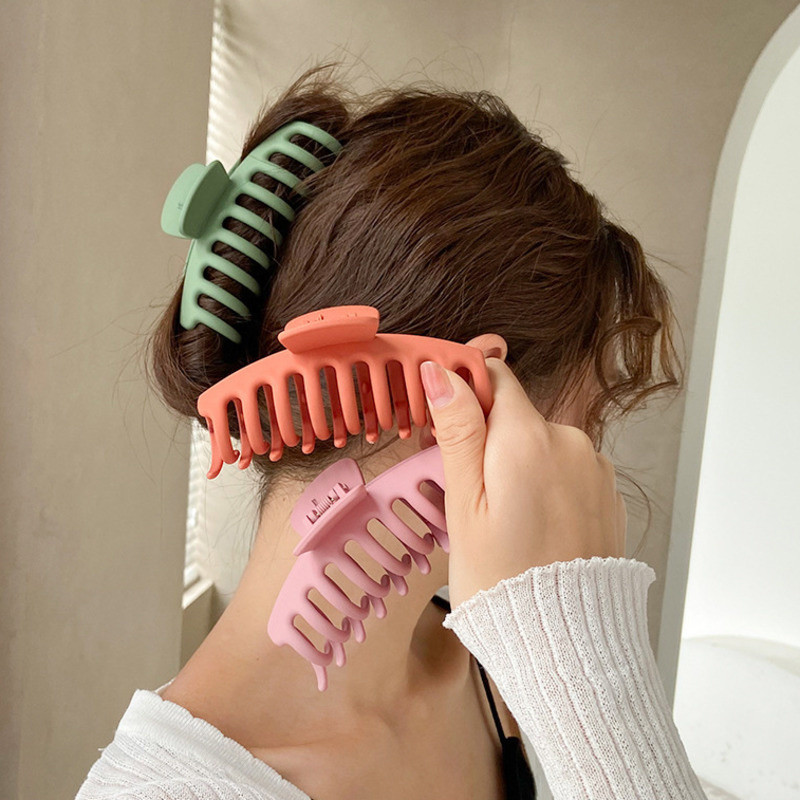 2022, gheare de păr mari, solide, coreene, agrafe de păr acrilice elegante, agrafe de crab pentru femei, fete, accesorii pentru păr