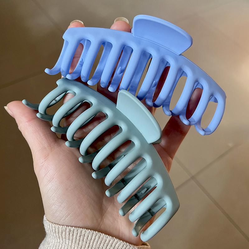 2022, gheare de păr mari, solide, coreene, agrafe de păr acrilice elegante, agrafe de crab pentru femei, fete, accesorii pentru păr