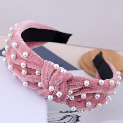 FashIon Benzile de păr înnodate de flanel pentru femei Trendy Girl Sport Face Spălare Bandă Cap Cerc Ornament de păr Accesorii de păr