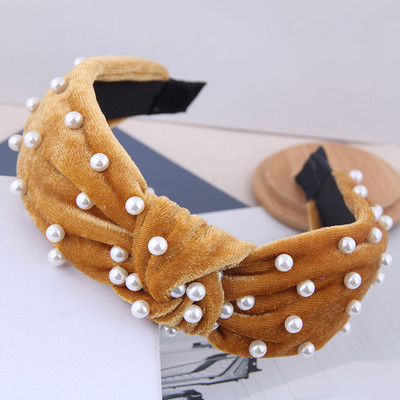 FashIon Benzile de păr înnodate de flanel pentru femei Trendy Girl Sport Face Spălare Bandă Cap Cerc Ornament de păr Accesorii de păr