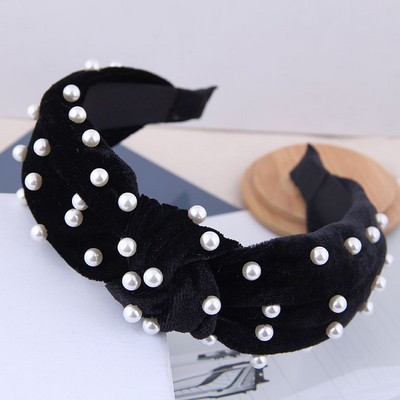 FashIon Benzile de păr înnodate de flanel pentru femei Trendy Girl Sport Face Spălare Bandă Cap Cerc Ornament de păr Accesorii de păr