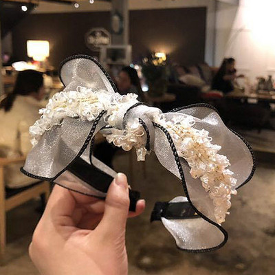 FashIon Benzile de păr înnodate de flanel pentru femei Trendy Girl Sport Face Spălare Bandă Cap Cerc Ornament de păr Accesorii de păr