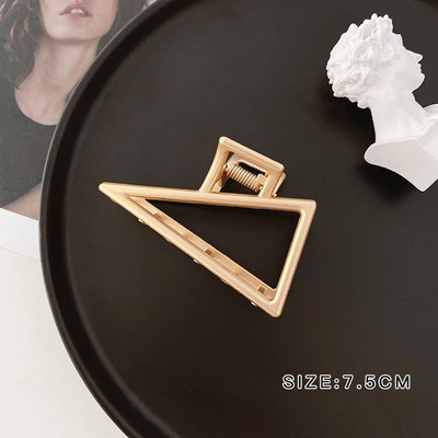 Ins Fashion Agrafe de păr pentru femei Crab de baie Agrafe de păr geometrice din metal coreean Agrafe pentru cap pentru fete Accesorii de păr la modă Cadou