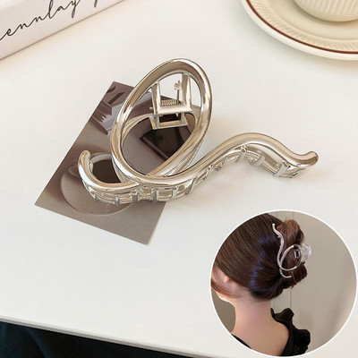 Agrafe metalice pentru gheare de păr pentru femei Agrafe de păr geometrice neregulate de epocă Bentita de crab de baie Agraf de păr Accesorii de păr pentru fete