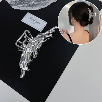 Agrafe metalice pentru gheare de păr pentru femei Agrafe de păr geometrice neregulate de epocă Bentita de crab de baie Agraf de păr Accesorii de păr pentru fete