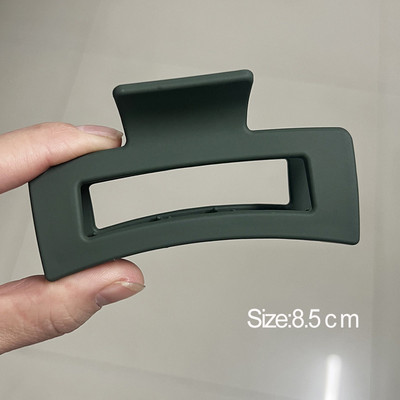 Agrafe geometrice pentru gheare de păr pentru femei Coreea, cafea, bej, acrilic, gheare de păr mari, agrafe pentru ac de păr, accesorii pentru păr