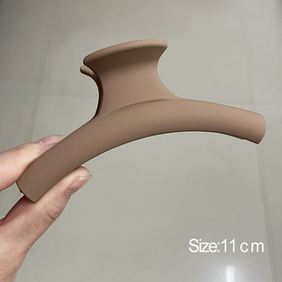 Agrafe geometrice pentru gheare de păr pentru femei Coreea, cafea, bej, acrilic, gheare de păr mari, agrafe pentru ac de păr, accesorii pentru păr