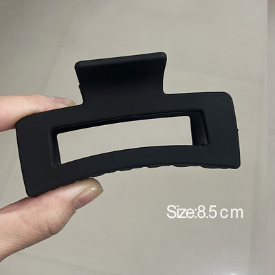 Agrafe geometrice pentru gheare de păr pentru femei Coreea, cafea, bej, acrilic, gheare de păr mari, agrafe pentru ac de păr, accesorii pentru păr