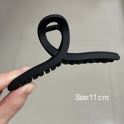 Agrafe geometrice pentru gheare de păr pentru femei Coreea, cafea, bej, acrilic, gheare de păr mari, agrafe pentru ac de păr, accesorii pentru păr