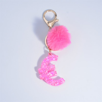 Roz Simbol valutar Brelocuri Brelocuri Simbol Dolar Breloc Femei Ornamente Poșete Brelocuri Mașină